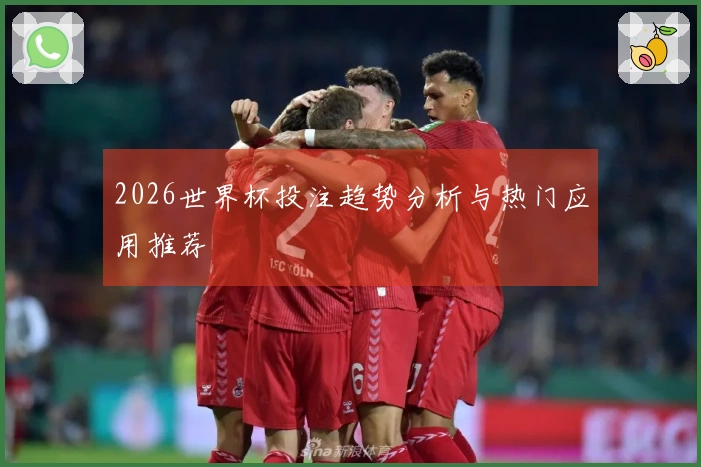 2026世界杯投注趋势分析与热门应用推荐